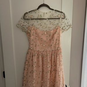 Gal Meets Glam Embroidered Dress, size 8